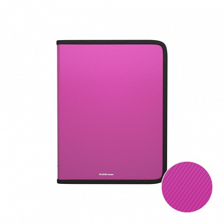 11932-CARPETA POLIPROPILENO CON CREMALLERA DIAGONAL VIVID A4+ COLORES SURTIDOS ERICH KRAUSE 59223