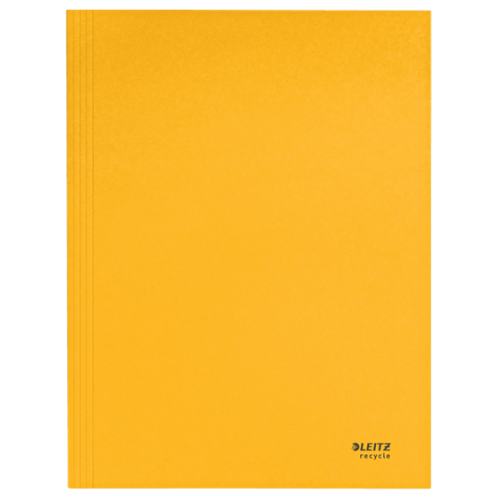11938-CARPETA CARTON 3 SOLAPAS A4 RECYCLE 100% AMARILLO LEITZ 39060015