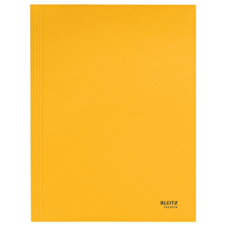 11938-CARPETA CARTON 3 SOLAPAS A4 RECYCLE 100% AMARILLO LEITZ 39060015