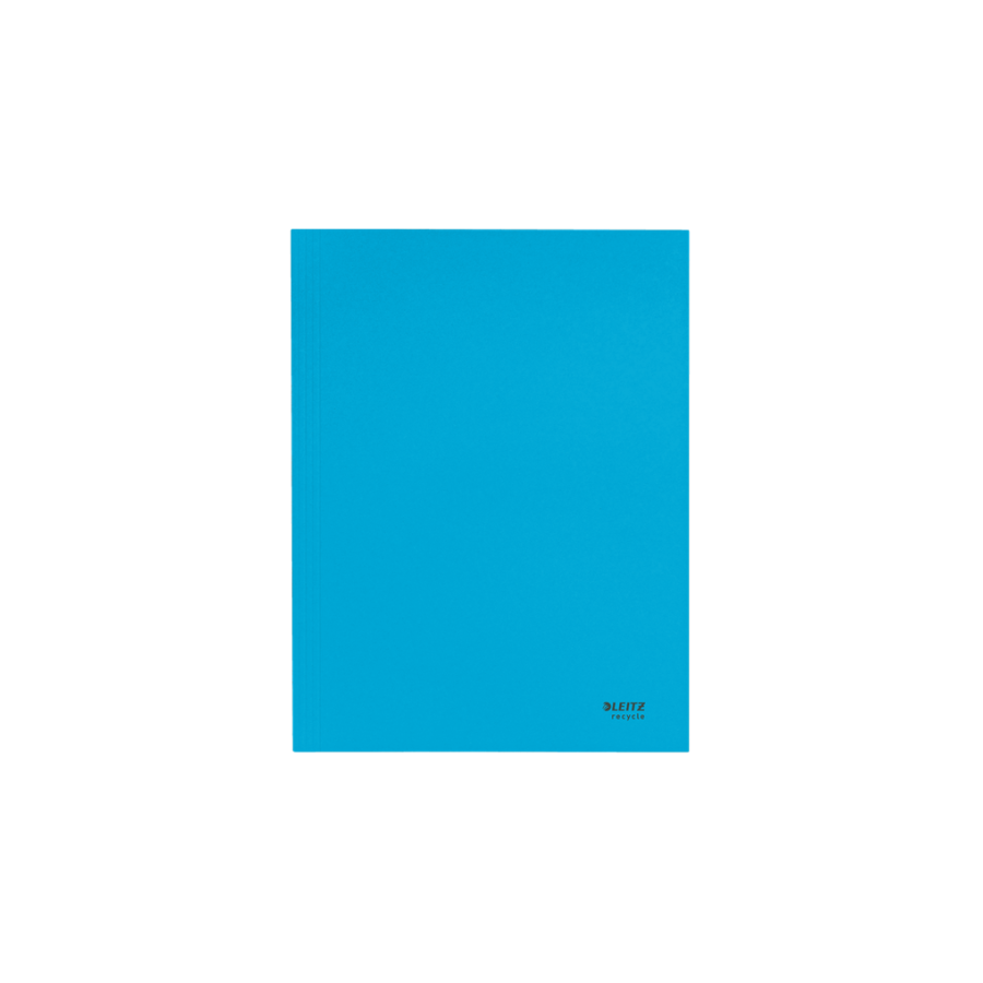 11942-CARPETA CARTON 3 SOLAPAS A4 RECYCLE 100% AZUL LEITZ 39060035