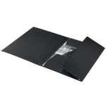 11947-CARPETA CARTON 3 SOLAPAS A4 RECYCLE 100% NEGRO LEITZ 39060095