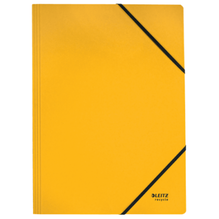 11948-CARPETA DE CARTON CON GOMAS Y SIN SOLAPAS A4 RECYCLE 100% AMARILLO LEITZ 39080015