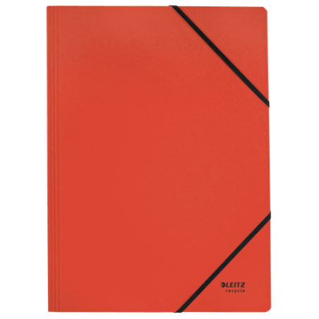11950-CARPETA DE CARTON CON GOMAS Y SIN SOLAPAS A4 RECYCLE 100% ROJO LEITZ 39080025