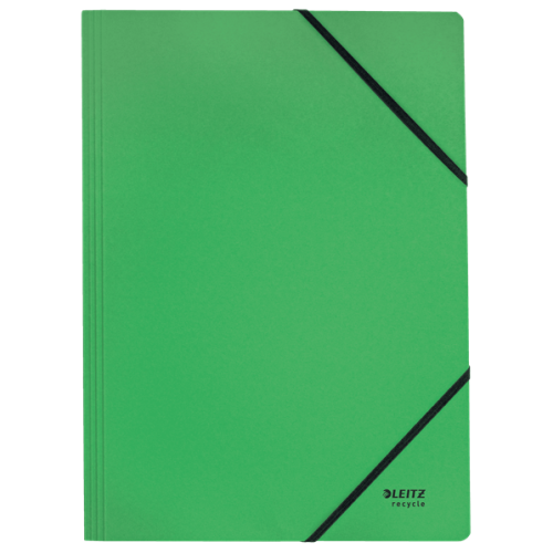 11954-CARPETA DE CARTON CON GOMAS Y SIN SOLAPAS A4 RECYCLE 100% VERDE LEITZ 39080055