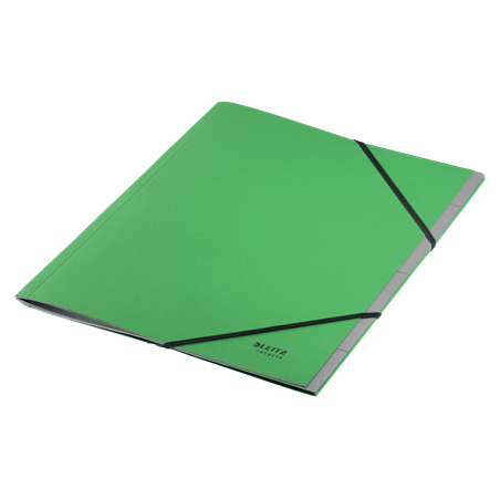11963-CARPETA CLASIFICADORA DE CARTON 6 POSICIONES A4 RECYCLE 100% VERDE LEITZ 39140055