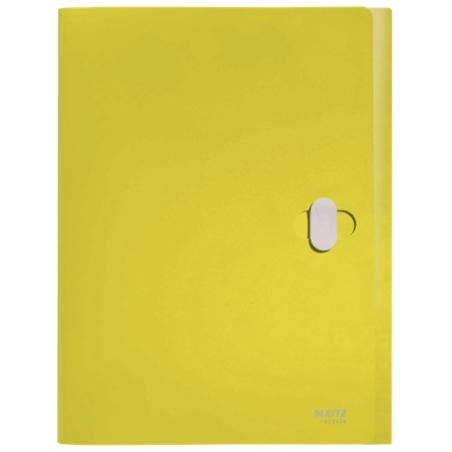 11985-CARPETA POLIPROPILENO DE PROYECTOS 38MM Y CIERRE BROCHE GIRATORIO A4 RECYCLE AMARILLO LEITZ 46230015