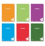 1200-LIBRETA FLEXIPAC TAPA PLASTICO 90 GRS. A-4 (210X297MM.) 48 HOJAS CUADRICULA 4X4 CON MARGEN SURTIDO PACSA 20056