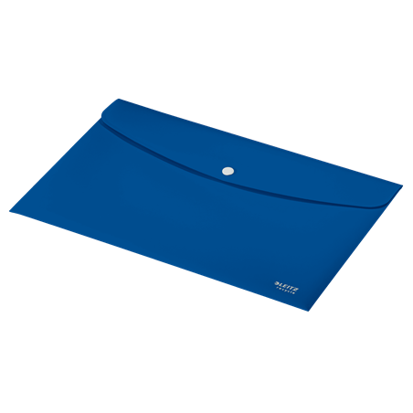 12027-SOBRES POLIPROPILENO OPACO A4 CON BROCHE BOTON RECYCLE AZUL LEITZ 46780035
