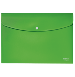 12028-SOBRES POLIPROPILENO OPACO A4 CON BROCHE BOTON RECYCLE VERDE LEITZ 46780055