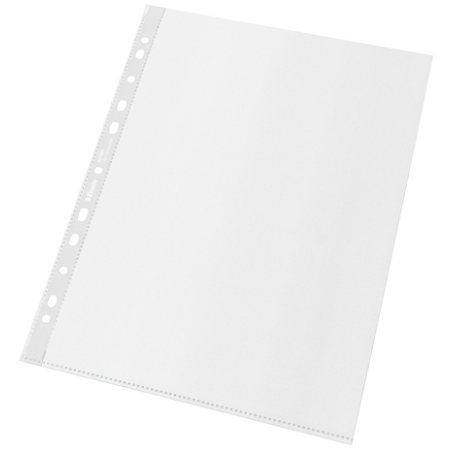 12035-CAJA 50 FUNDAS POLIPROPILENO MULTITALADRO REFORZADA PIEL NARANJA A4 RECYCLE 100 MICRAS ESSELTE 627501