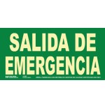 12071-SENAL HOMOLOGADA SEGURIDAD SALIDA EMERGENCIA 320x150MM PVC VERDE ARCHIVO2000 6170-15H VE