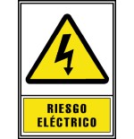 12073-SENAL HOMOLOGADA AVISO RIESGO ELECTRICO 210x297MM PVC AMARILLO ARCHIVO2000 6172-03 AM