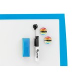 12091-PIZARRA MAGNETICA 430X585MM MARCO AZUL NOBO 2104176