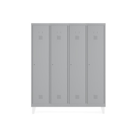 12102-TAQUILLA 300 4 MODULOS 1 PUERTA 180x1200x50CM RAL7035 ROCADA T304M1P7035-7035