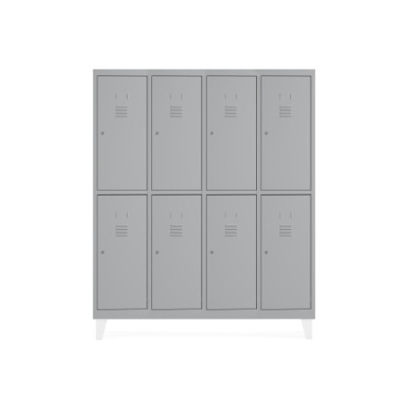 12103-TAQUILLA 300 4 MODULOS 2 PUERTAS 180x1200x50CM RAL7035 ROCADA T304M2P7035-7035