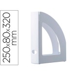 12128-REVISTERO ECOGREEN BLANCO 100% RECICLADO Y RECICLABLE A4 Y FOLIO 250X80X320 MM BLANCO ARCHIVO 2000 2003 BL PS