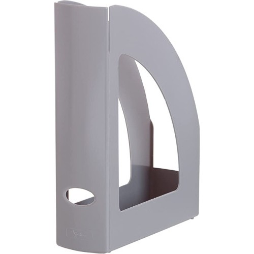 12129-REVISTERO ECOGREEN BLANCO 100% RECICLADO Y RECICLABLE A4 Y FOLIO 250X80X320 MM GRIS ARCHIVO 2000 2003 GS