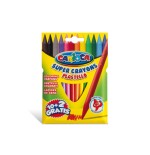 12166-CAJA CARTON 12 PLASTICERAS COLORES SURTIDOS CARIOCA 42711