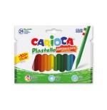12168-CAJA 24 PLASTICERAS COLORES SURTIDOS CARIOCA 42880