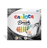 12170-CAJA 20 ROTULADORES SUPER BRUSH CARIOCA CARIOCA 42968