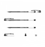 12187-BOLIGRAFO DE GEL G-POINT, COLOR DE LA TINTA NEGRO ERICH KRAUSE 17628