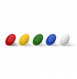 12196-CAJA 100 CHINCHETAS DE COLORES ERICH KRAUSE 24876