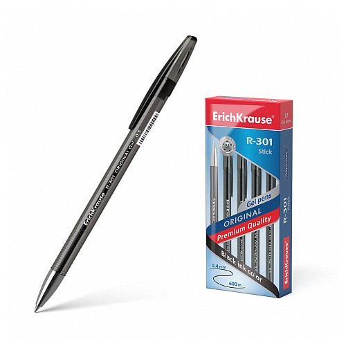 12220-BOLIGRAFO DE GEL R-301 ORIGINAL GEL 0.5, COLOR DE LA TINTA: NEGRO ERICH KRAUSE 42721