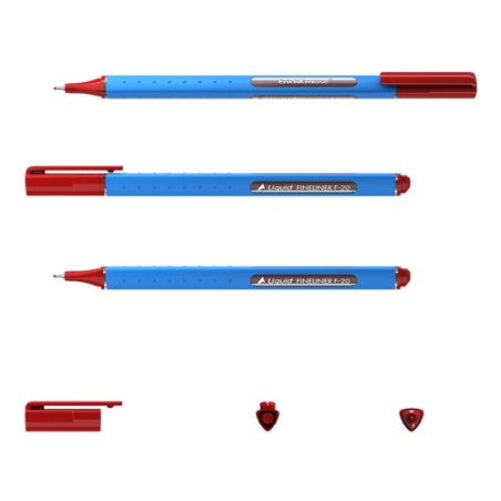 12251-FINELINER LIQUID F-20, COLOR DE LA TINTA: ROJO ERICH KRAUSE 47971
