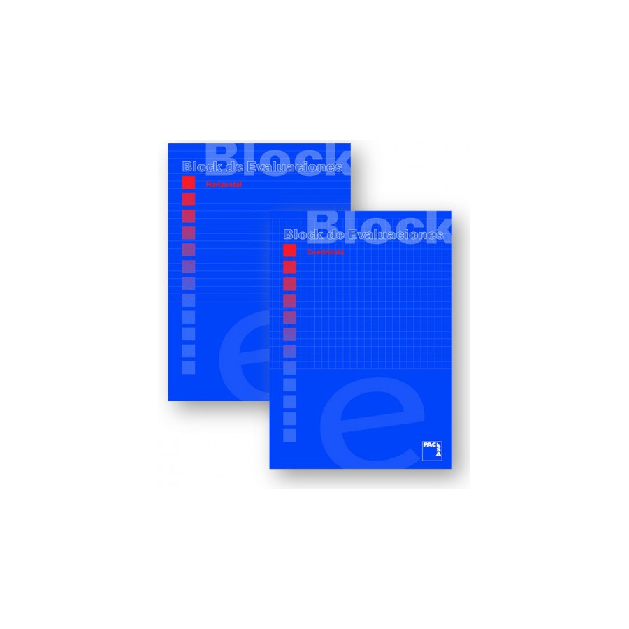 1226-BLOC DE EXAMEN 60 GRS. A-4 (210X297MM.) 50 HOJAS CUADRICULA 4X4 CON MARGEN PACSA 18705