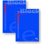 1226-BLOC DE EXAMEN 60 GRS. A-4 (210X297MM.) 50 HOJAS CUADRICULA 4X4 CON MARGEN PACSA 18705