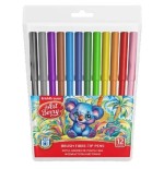 12286-ESTUCHE 12 ROTULADORES SUPER LAVABLES COLORES SURTIDOS ARTBERRY 56084