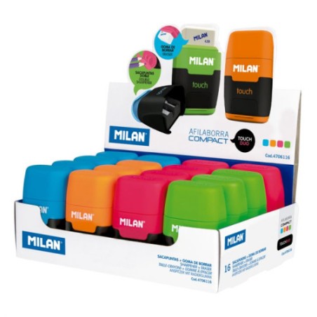 12290-CAJA EXPOSITORA 16 AFILABORRAS COMPACT TOUCH DUO MILAN 4706116