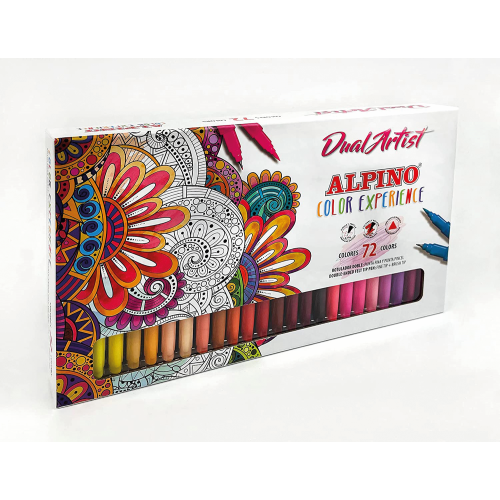 12300-ESTUCHE 72 ROTULADORES DUAL ARTIST COLOR EXPERIENCE ALPINO AR000197