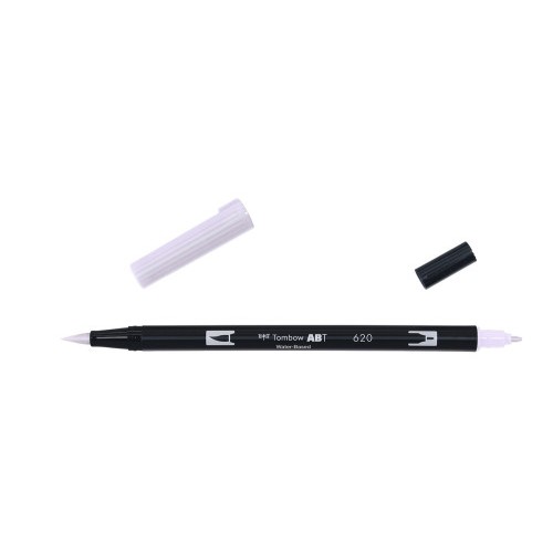 12320-ROTULADOR DOBLE PUNTA PINCEL DUAL BRUSH-620 - COLOR LILAC. TOMBOW ABT-620