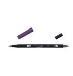 12322-ROTULADOR DOBLE PUNTA PINCEL DUAL BRUSH-679 - COLOR DARK PLUM. TOMBOW ABT-679
