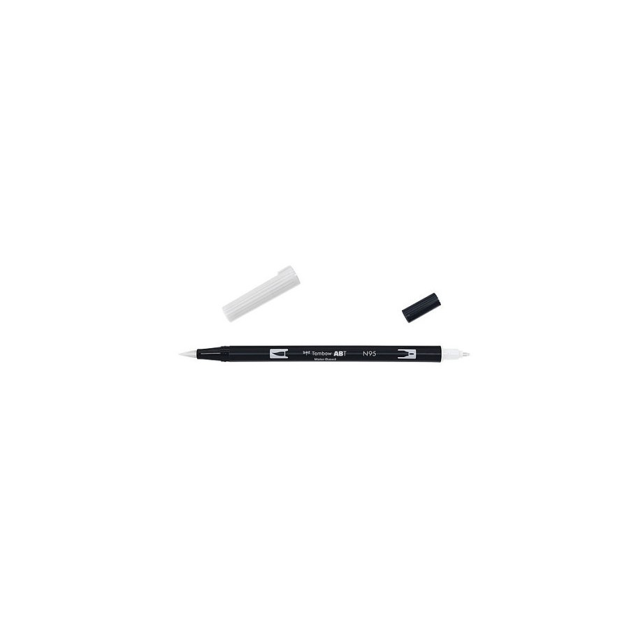 12337-ROTULADOR DOBLE PUNTA PINCEL DUAL BRUSH-N95 - COLOR COOL GREY 1. TOMBOW ABT-N95