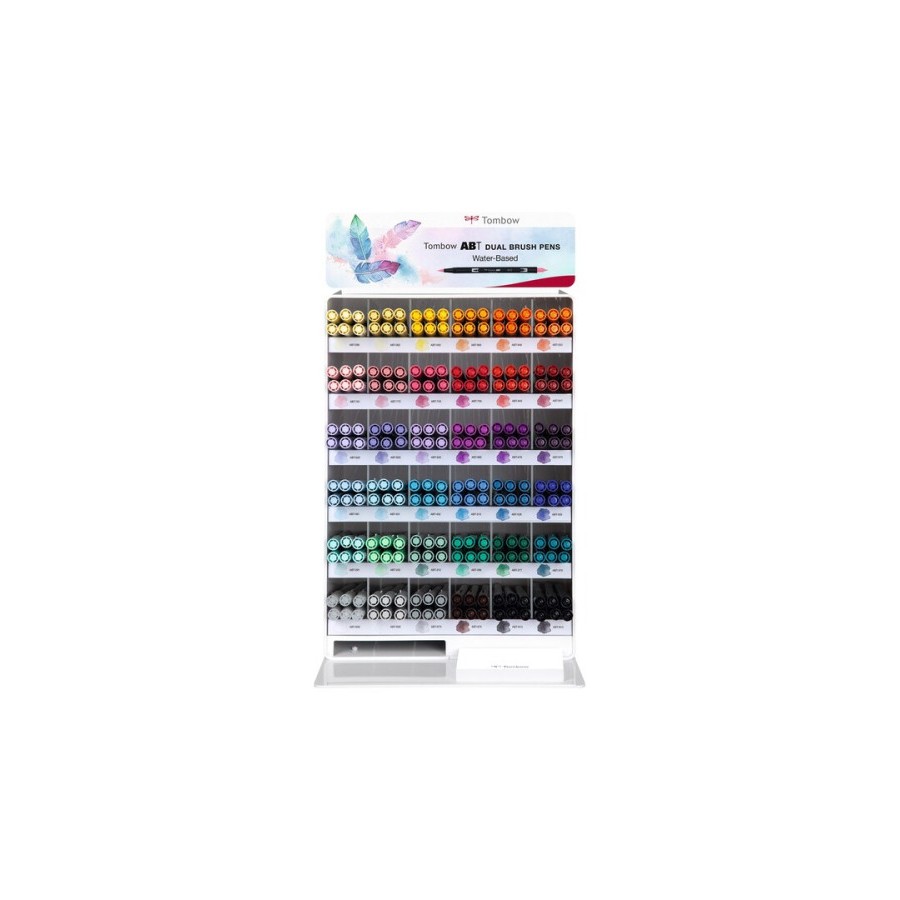 12338-PACK ROTULADORES ABT DUAL BRUSH EXPOSITOR MOD-36C-DIS+CABECERAS KIT-216 ROTULADORES PINCEL (36 COL.)TOMBOW ABT-MOD