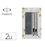 12360-SET DUO PUMA + BOLIGRAFO IM ACERO CT PARKER 2183058
