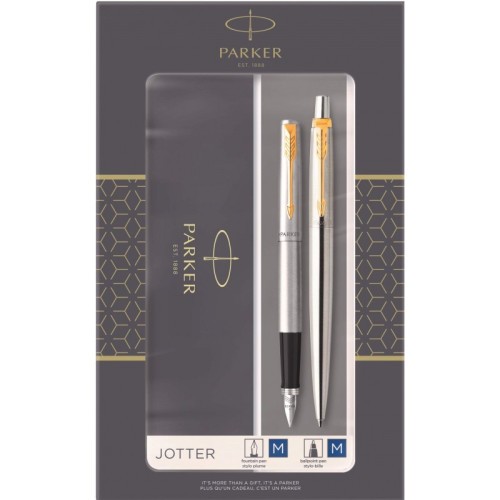 12363-SET JOTTER. DUO PLUMA + BOLIGRAFO ACERO GT PARKER 2093257