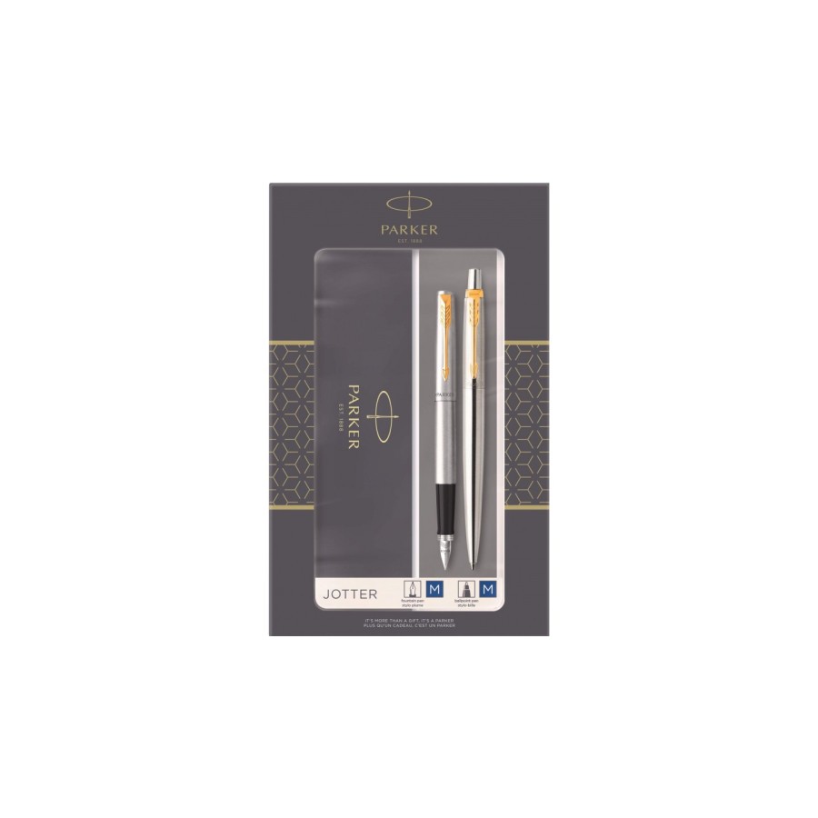12363-SET JOTTER. DUO PLUMA + BOLIGRAFO ACERO GT PARKER 2093257