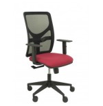 12377-SILLA MOTILLA MALLA NEGRA ASIENTO BALI GRANATE BRAZO REGULABLE PIQUERAS Y CRESPO 21SM840B933B10CRN65