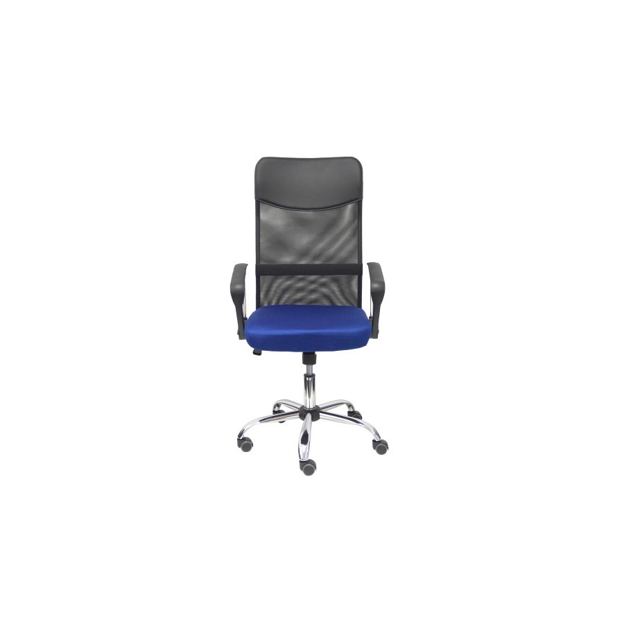 12378-SILLA GONTAR RESPALDO MALLA NEGRO ASIENTO AZUL PIQUERAS Y CRESPO 31BM8403D229CRRP