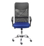 12378-SILLA GONTAR RESPALDO MALLA NEGRO ASIENTO AZUL PIQUERAS Y CRESPO 31BM8403D229CRRP