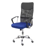 12380-SILLA GONTAR RESPALDO MALLA NEGRO ASIENTO AZUL PIQUERAS Y CRESPO 31BM8403D229CRRP