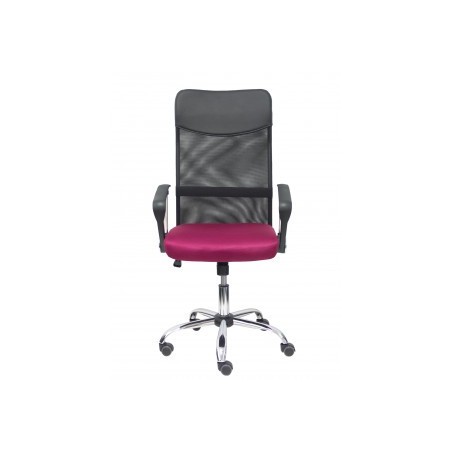 12381-SILLA GONTAR RESPALDO MALLA NEGRO ASIENTO GRANATE PIQUERAS Y CRESPO 31BM8403D933CRRP