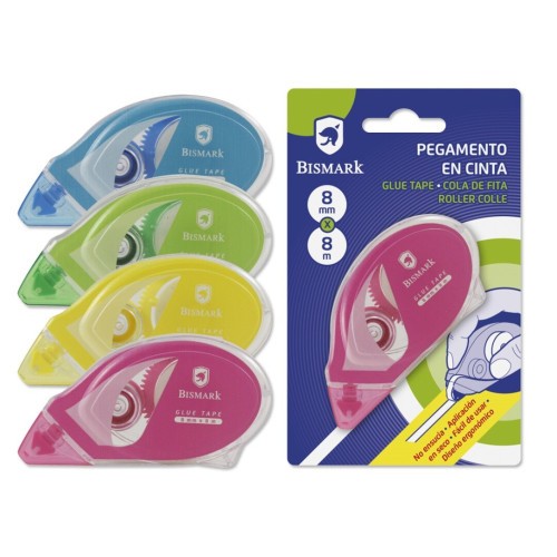 12419-CINTA PEGAMENTO BISMARK 8MX8MM BISMARK 330379