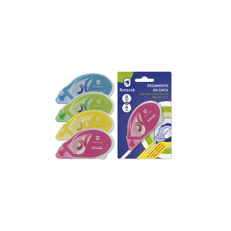 12419-CINTA PEGAMENTO BISMARK 8MX8MM BISMARK 330379