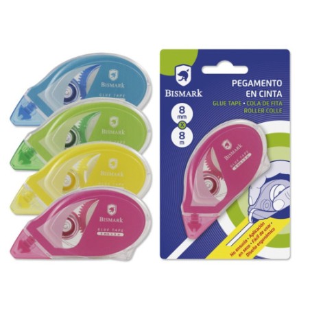 12419-CINTA PEGAMENTO BISMARK 8MX8MM BISMARK 330379