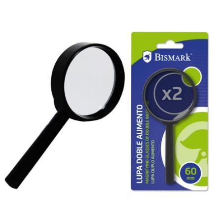 12445-LUPA DOBLE AUMENTO DIAMETRO 75 MM BISMARK 330647