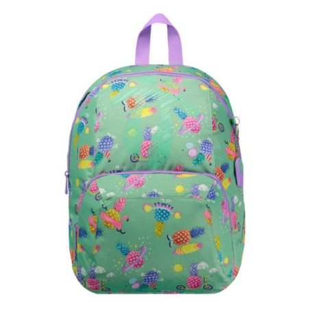 12476-MOCHILA JUVENIL ESTAMPADO MULTICOLOR - GAMMATTO TOTTO MA04SHM001-2010N-1DT